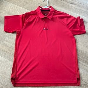 Oakley men’s red polo